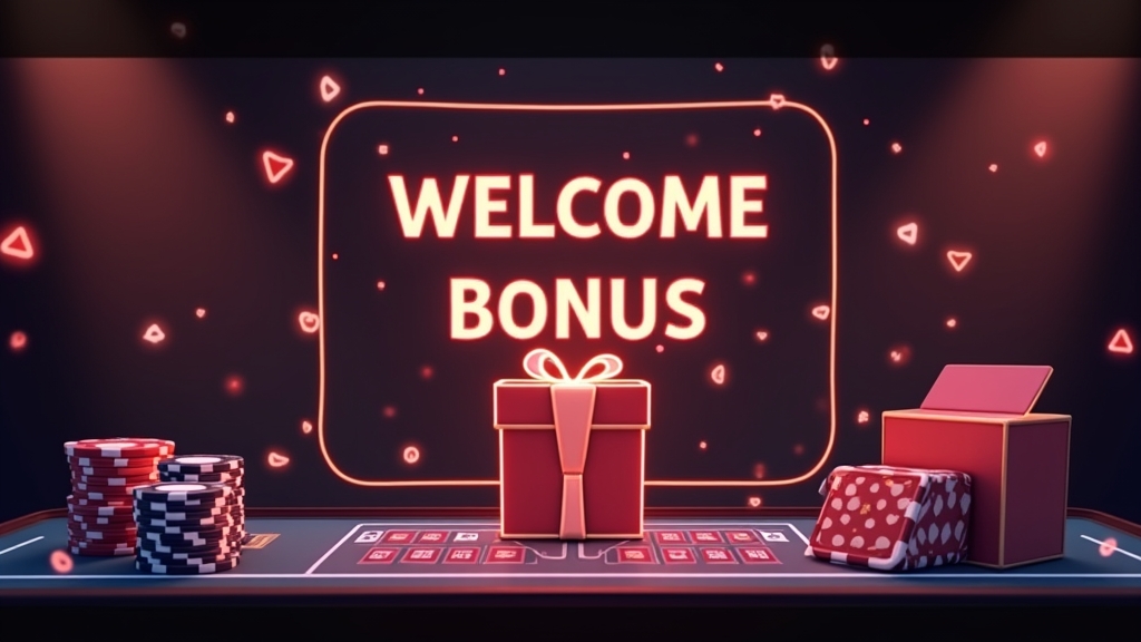 Nova conta com oferta de boas-vindas destacada em cassino digital